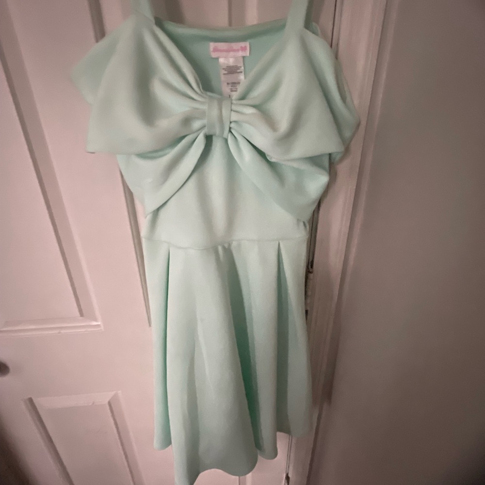 Rare Editions Mint Green Formal Kids Dress
